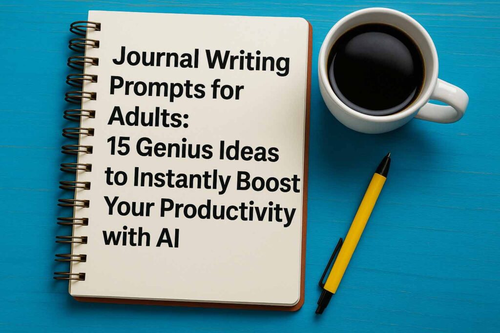 Journal Writing Prompts for Adults